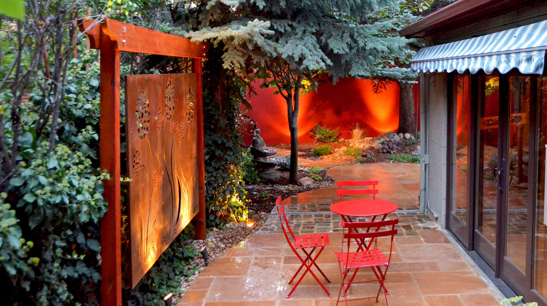 Custom Artwork Outdoor Room Featured in Sunset Magazine - Mile High ...
