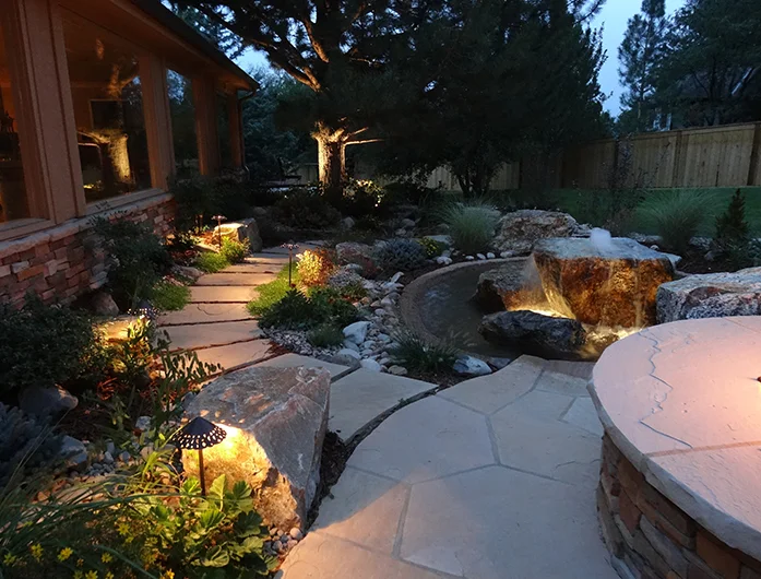 landscape lighting services in denver co