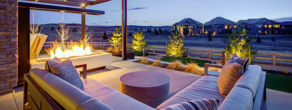 design a winter landscape in denver